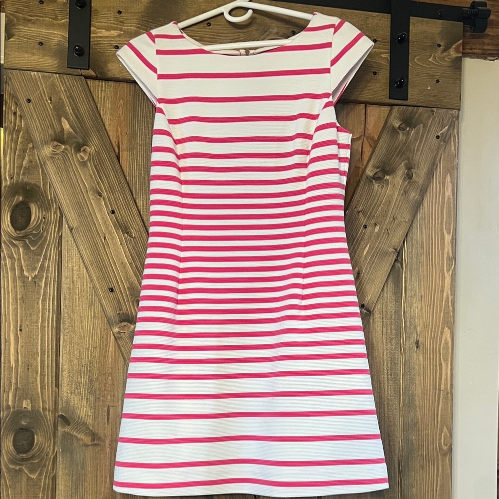 Lilly Pulitzer Pink and White Striped Dress